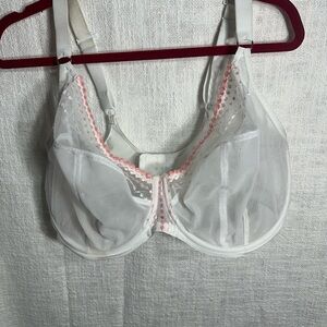 Elomi Matilda Sheer Embroidered Underwire Bra | Size 38H UK - 38K US